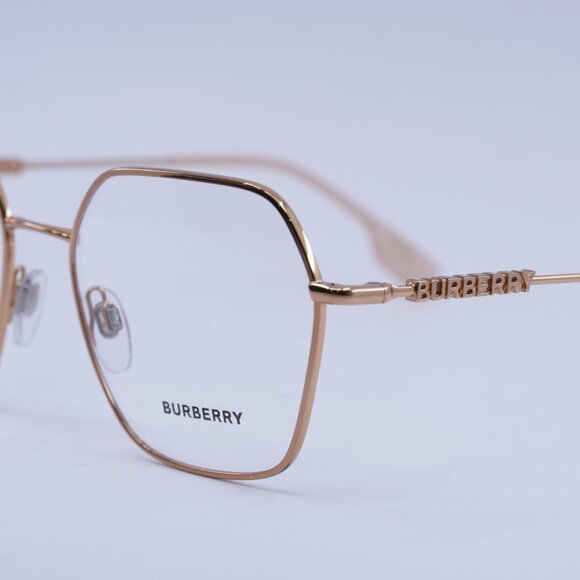 Burberry BE1381 1337 Eyeglasses Rose Gold 54mm Geometric Frame - Picture 2 of 11
